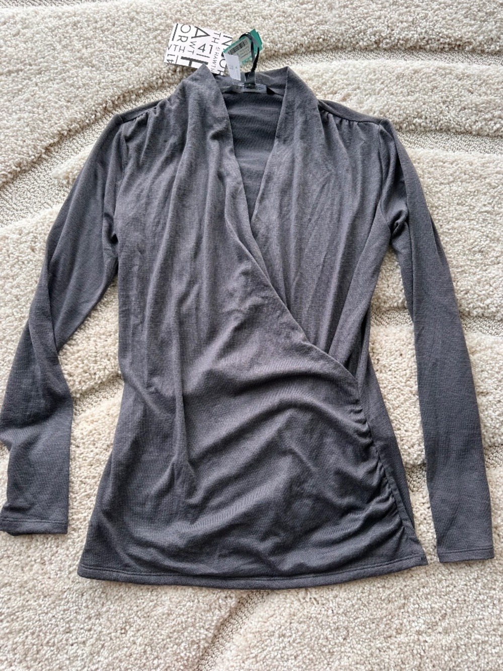 41 Hawthorne - Wrap Sweater - Size S